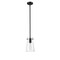 Z-Lite Kira Pendant, 1-Light, 5 In.W x 8 In.H, Matte Black/Clear 7508MP-ROD-MB - alternate 5